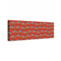 Rood - Disco - Patroon canvas 2cm klein 828 -z3d
