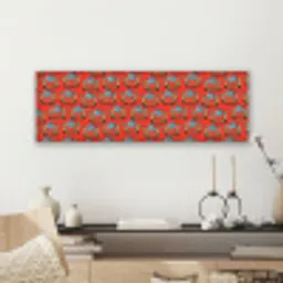Rood - Disco - Patroon canvas 2cm klein 828 -sfeer6