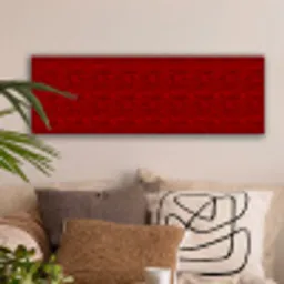 Rood - Patroon - Bloemen canvas 2cm klein 828 -sfeer1