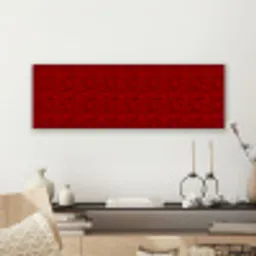 Rood - Patroon - Bloemen canvas 2cm klein 828 -sfeer6