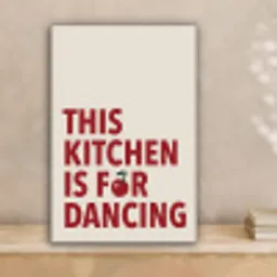 Rood - Quote - Kersen canvas 2cm klein -sfeer1