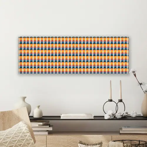 Retro - Disco - Golven canvas 2cm klein 828 -sfeer6