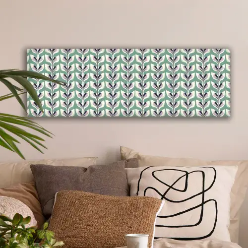 Retro - Modern - Groen canvas 2cm klein 828 -sfeer1