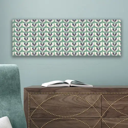 Retro - Modern - Groen canvas 2cm klein 828 -sfeer4
