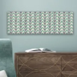 Retro - Modern - Groen canvas 2cm klein 828 -sfeer4