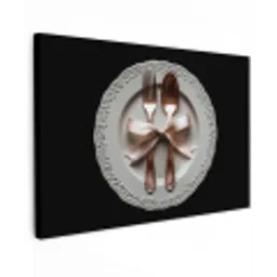 Rose - Strik - Bestek canvas 2cm klein -z3d