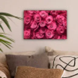 Rozen - Pink - Bloem canvas 2cm klein -sfeer1