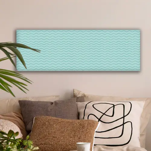 Zee - Dieren - Bluewave - Blauw canvas 2cm klein 828 -sfeer1