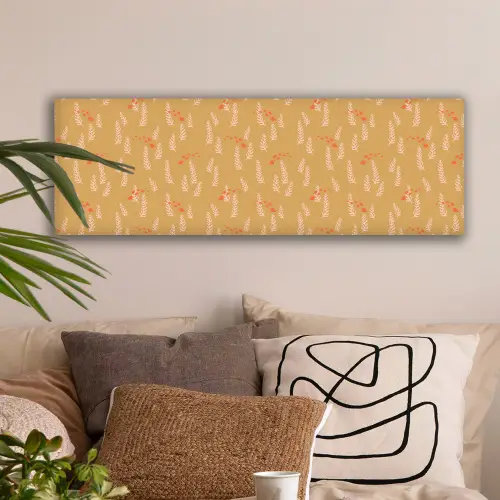 Zee - Dieren - Geel - Algen canvas 2cm klein 828 -sfeer1