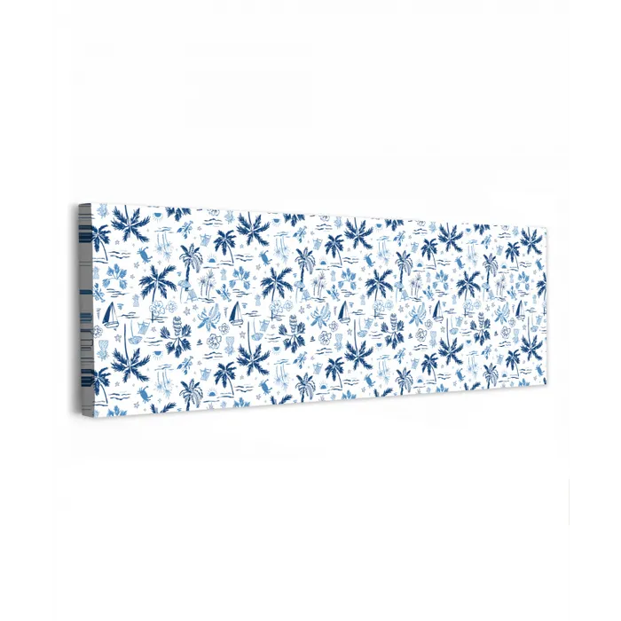 Zee - Strand - Blauw - Wit canvas 2cm klein 828 -z3d