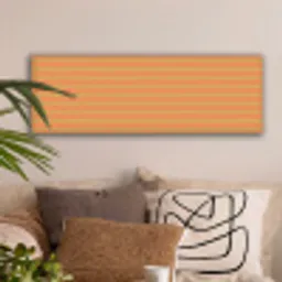 Zee - Rood - Geel - Strepen canvas 2cm klein 828 -sfeer1