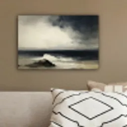 Zee - Rotsen - Storm canvas 2cm klein -sfeer3