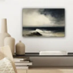 Zee - Rotsen - Storm canvas 2cm klein -sfeer6