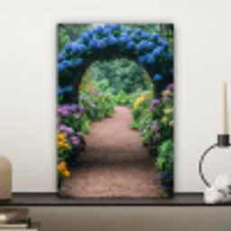 Doorkijk - Bloemen - Hortensia - Pad canvas 2cm klein -sfeer6