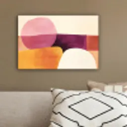 Vormen - Abstract - Kleurrijk canvas 2cm klein -sfeer3