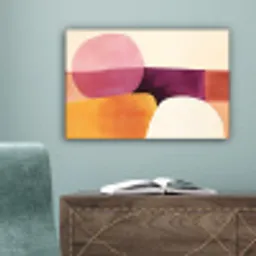 Vormen - Abstract - Kleurrijk canvas 2cm klein -sfeer4