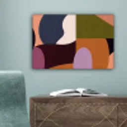 Vormen - Abstract - Kleuren - Vierkant canvas 2cm klein -sfeer4