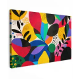 Vormen - Stippen - Kleurrijk canvas 2cm klein -z3d
