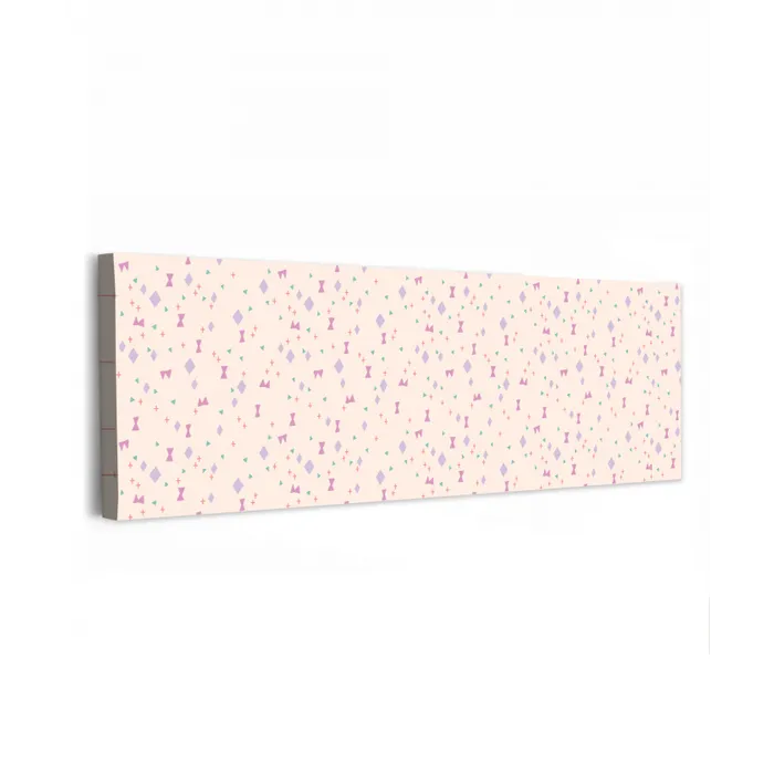 Vormen - Zalmroze - Patroon canvas 2cm klein 828 -z3d