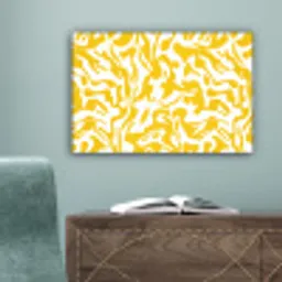 Vormen - Wit - Abstract canvas 2cm klein -sfeer4