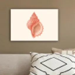 Schelp - Roze - Structuur canvas 2cm klein -sfeer3