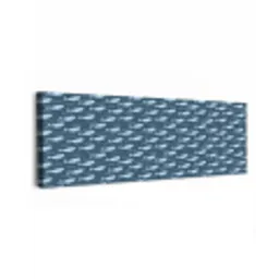 Klein - Oceaan - Golven - Blauw canvas 2cm klein 828 -z3d