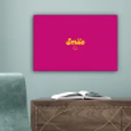 Smile - Stippen - Roze canvas 2cm klein -sfeer4