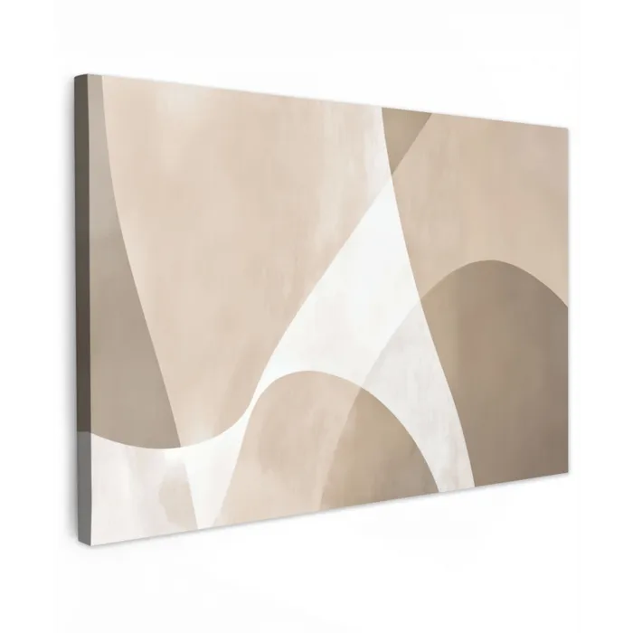 Vloeiende vlakken - Harmonieus - Golvend canvas 2cm klein -z3d