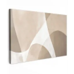 Vloeiende vlakken - Harmonieus - Golvend canvas 2cm klein -z3d