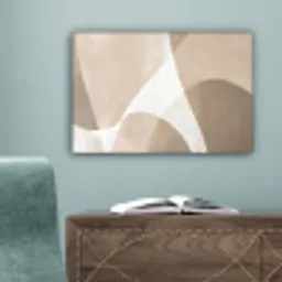 Vloeiende vlakken - Harmonieus - Golvend canvas 2cm klein -sfeer4