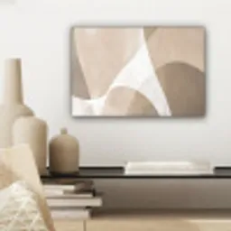 Vloeiende vlakken - Harmonieus - Golvend canvas 2cm klein -sfeer6