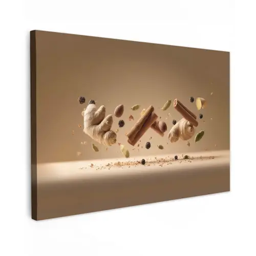 Specerijen - Zweven dynamisch - Geurassociaties canvas 2cm klein -z3d
