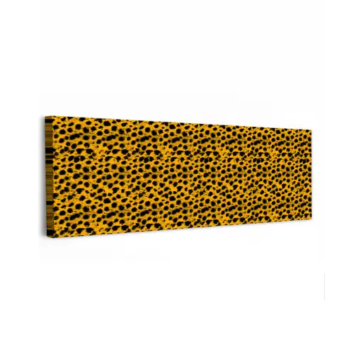 Vlekken - Oranje - Luipaard canvas 2cm klein 828 -z3d
