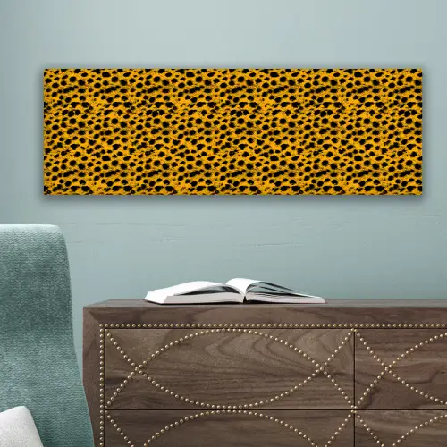 Vlekken - Oranje - Luipaard canvas 2cm klein 828 -sfeer4