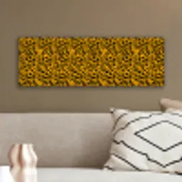 Vlekken - Oranje - Luipaard canvas 2cm klein 828 -sfeer3