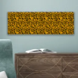 Vlekken - Oranje - Luipaard canvas 2cm klein 828 -sfeer4