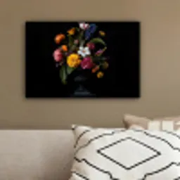 Lente - Bloemen - Klassiek - Vaas canvas 2cm klein -sfeer3