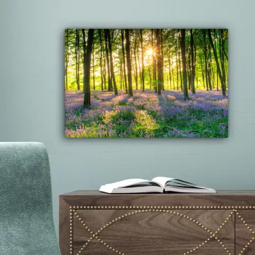 Lente - Bos - Zon canvas 2cm klein -sfeer4