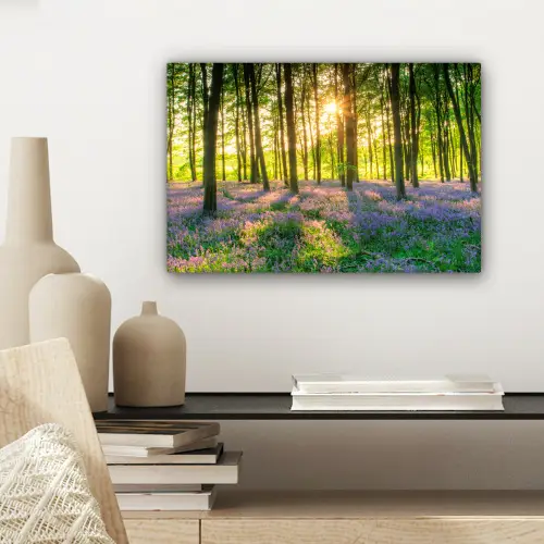 Lente - Bos - Zon canvas 2cm klein -sfeer6