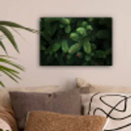 Sparrentakken - Knoppen - Naalden - Groen canvas 2cm klein -sfeer1
