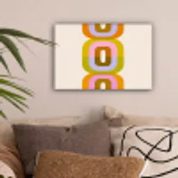 Stapel - Vormen - Geblokt - Oranje canvas 2cm klein -sfeer1