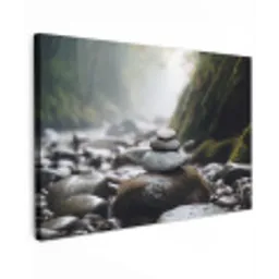 Stenen - Stapel - Natuur canvas 2cm klein -z3d