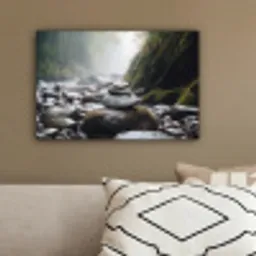 Stenen - Stapel - Natuur canvas 2cm klein -sfeer3