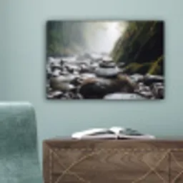 Stenen - Stapel - Natuur canvas 2cm klein -sfeer4