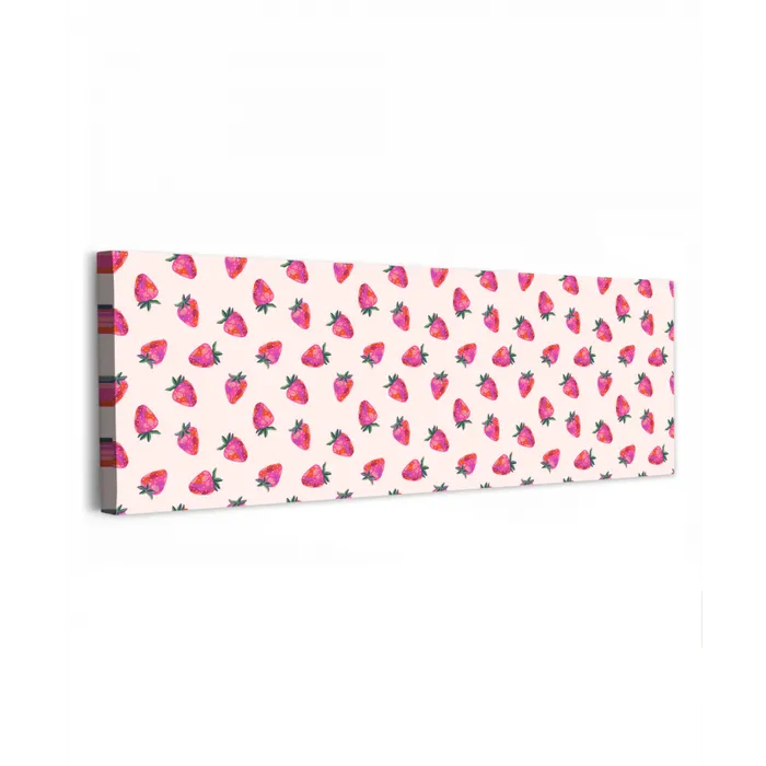 Aardbeien - Rood - Roze - Patroon canvas 2cm klein 828 -z3d