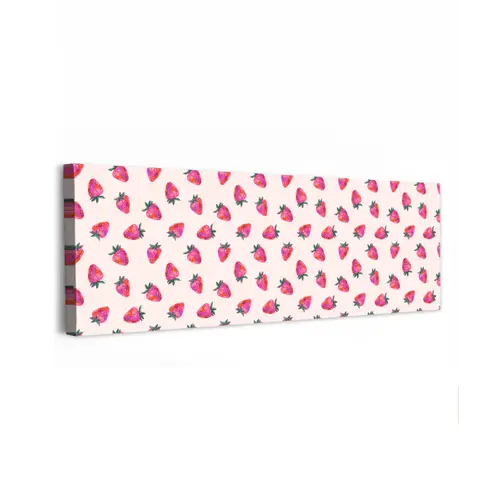 Aardbeien - Rood - Roze - Patroon canvas 2cm klein 828 -z3d