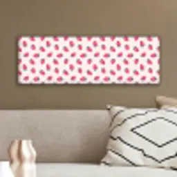 Aardbeien - Rood - Roze - Patroon canvas 2cm klein 828 -sfeer3