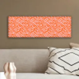 Strepen - Dynamisch - Oranje canvas 2cm klein 828 -sfeer3