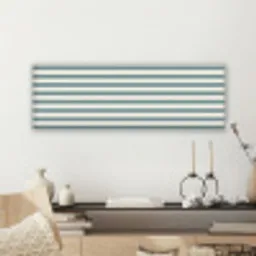 Strepen - Modern - Blauw canvas 2cm klein 828 -sfeer6