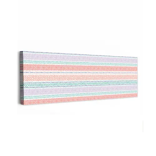 Strepen - Zomer - Kleuren canvas 2cm klein 828 -z3d